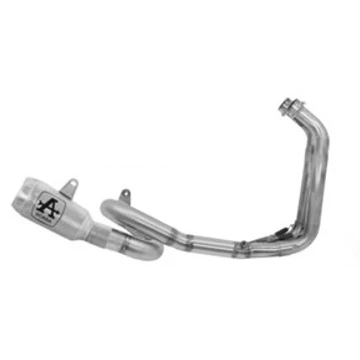 Arrow Pro-Race komplett kipufogórendszer (Titán/Rozsdamentes acél "Katalizátor nélküli" - Yamaha MT-07 - 2021-2023)