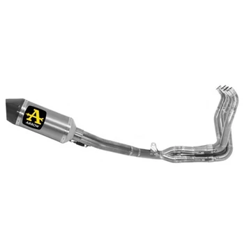 Arrow Competition komplett kipufogórendszer (Rozsdamentes acél/Titán "Katalizátor nélküli" - Suzuki GSX-R 1000/1000R - 2017-2020)