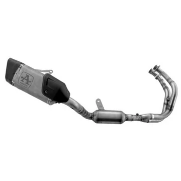 Arrow Pista komplett kipufogórendszer (Titán/Rozsdamentes acél "Katalizátoros" - Yamaha YZF-R7 - 2021-2023)