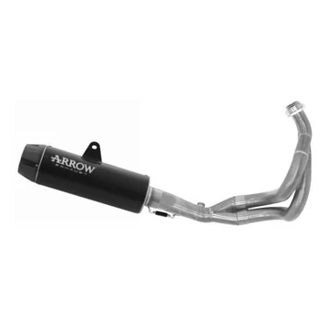 Arrow Rebel komplett kipufogórendszer (Rozsdamentes acél "Karbon vég" - Kawasaki Z 650 RS - 2021-2023)
