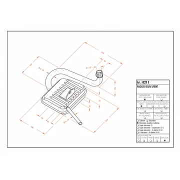 SITO kipufogórendszer (VESPA)