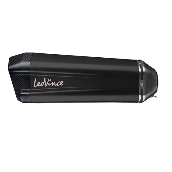 LeoVince LV-12 BLACK EDITION kipufogó dob Ø 75 (UNIVERSAL)
