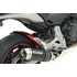 Arrow Thunder kipufogó (Alumínium "Fekete" - Honda CB 600 F Hornet - 2007-2013/CBR 600 F - 2011-2013)