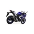 Arrow Thunder kipufogó (Alumínium "Fekete" - Yamaha MT-03 - 2016-2019 - YZF R3 - 2015-2018/2021-2023)